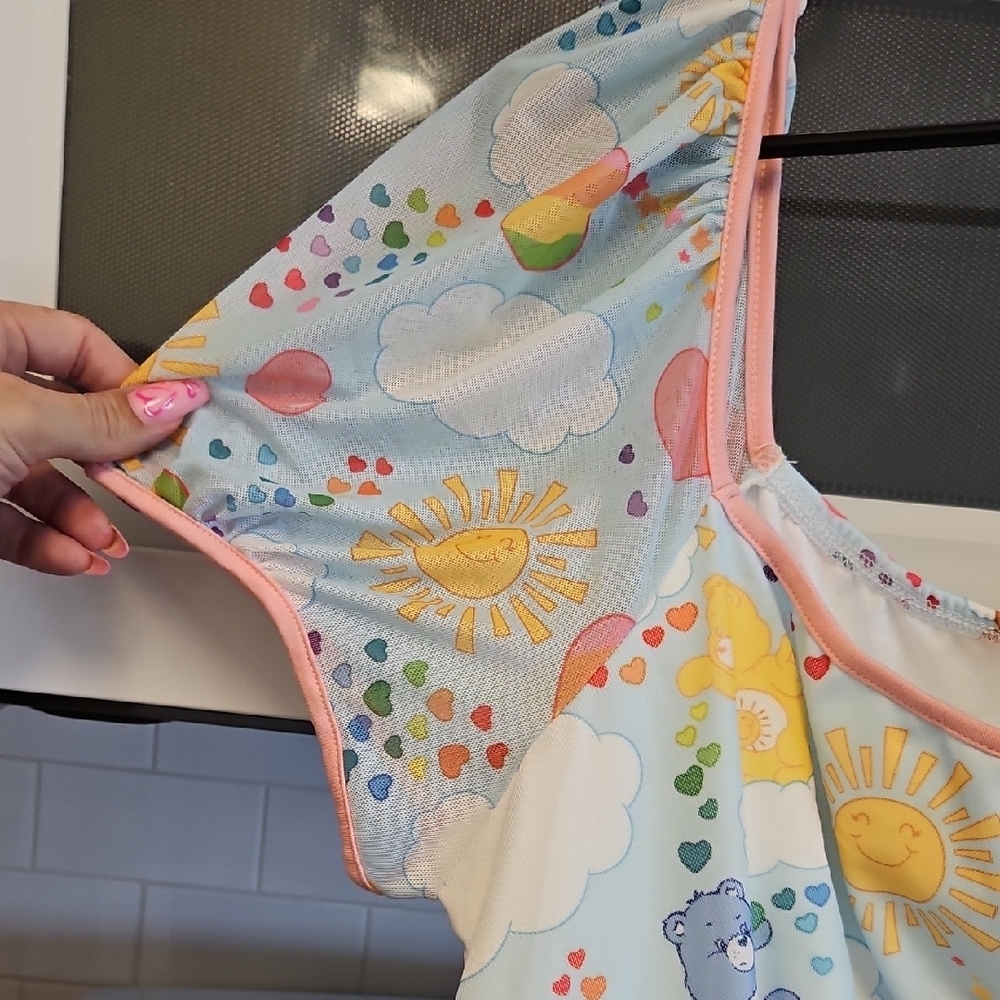NWT 3X Colorful Care Bears Cartoon Print Dress - Picture 4 of 8